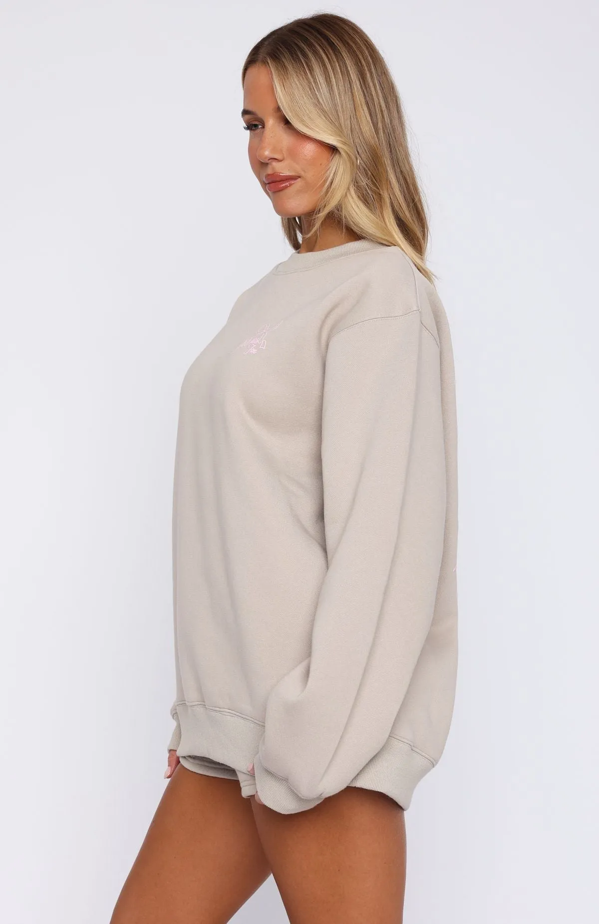 Love You Forever Oversized Sweater Moon sold by White Fox Boutique product image thumbnail 4