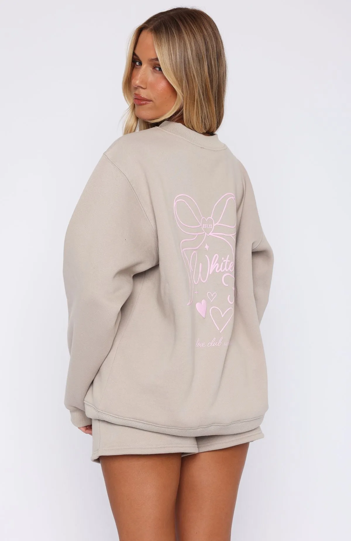Love You Forever Oversized Sweater Moon sold by White Fox Boutique product image thumbnail 5
