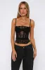 I'm Irreplaceable Lace Bustier Black sold by White Fox Boutique