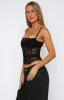 I'm Irreplaceable Lace Bustier Black sold by White Fox Boutique