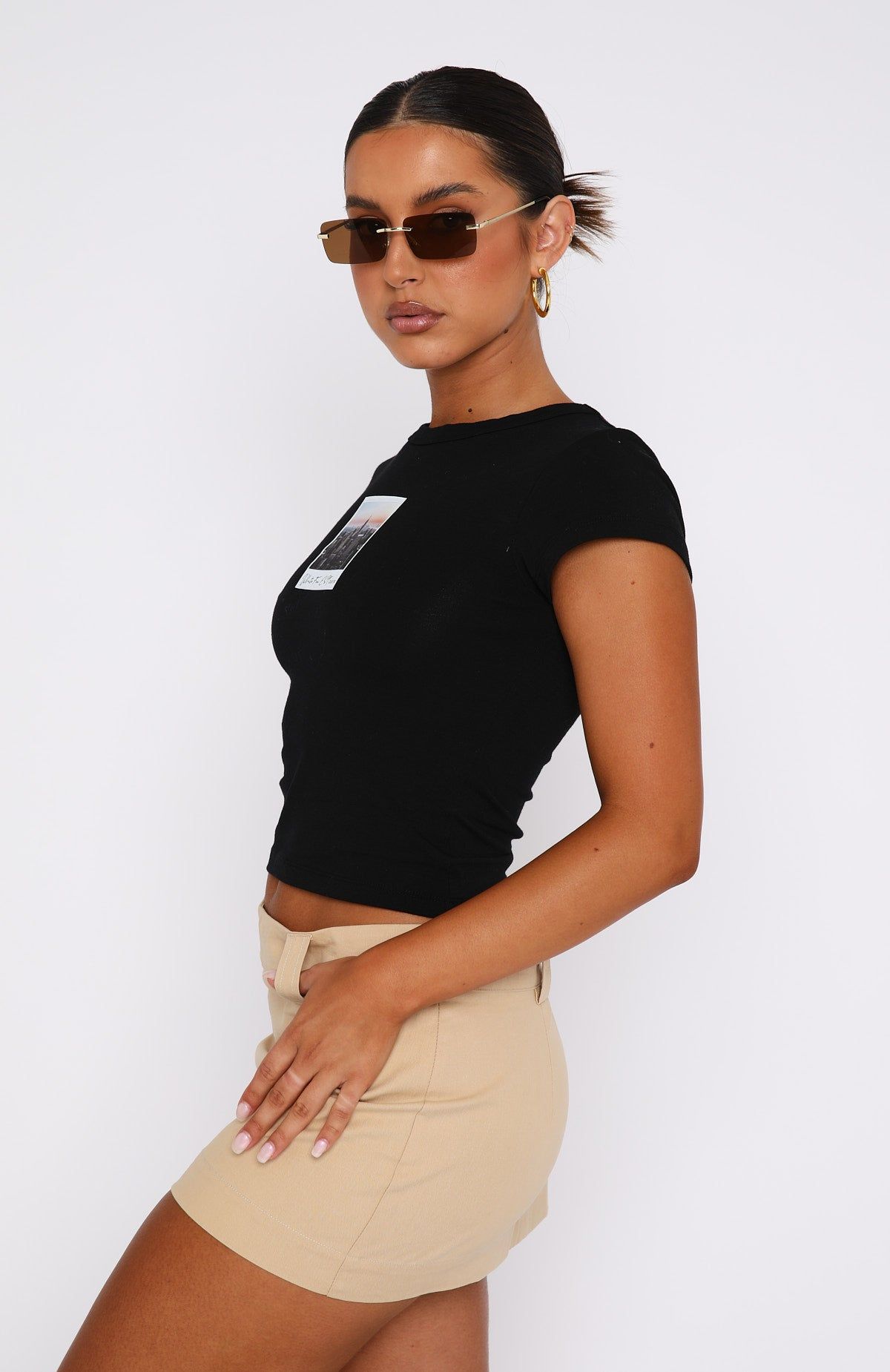 Making Memories Baby Tee Black sold by White Fox Boutique product image thumbnail 3