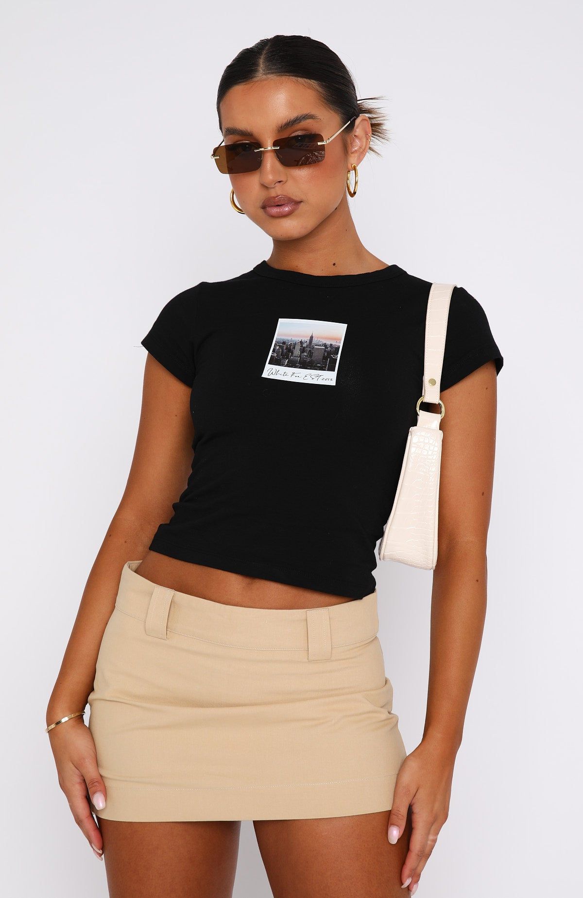 Making Memories Baby Tee Black sold by White Fox Boutique product image thumbnail 2