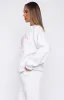 Pick You A Flower Oversized Sweater Grey Marle sold by White Fox Boutique