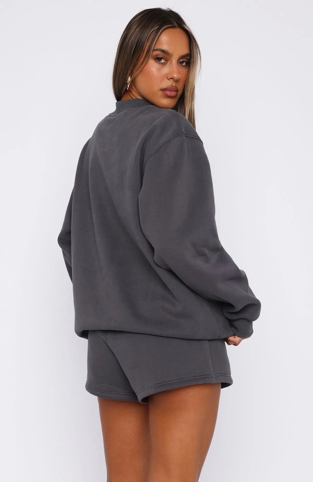 Pick You A Flower Oversized Sweater Volcanic sold by White Fox Boutique product image thumbnail 4