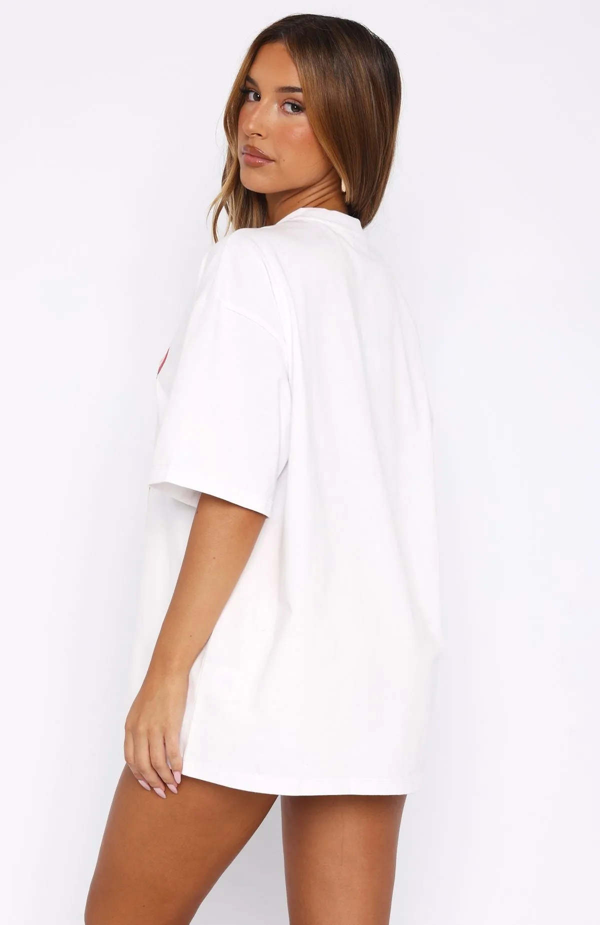So Juicy Oversized Tee White sold by White Fox Boutique product image thumbnail 4