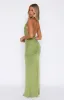 Keep Me Close Maxi Dress Olive sold by White Fox Boutique
