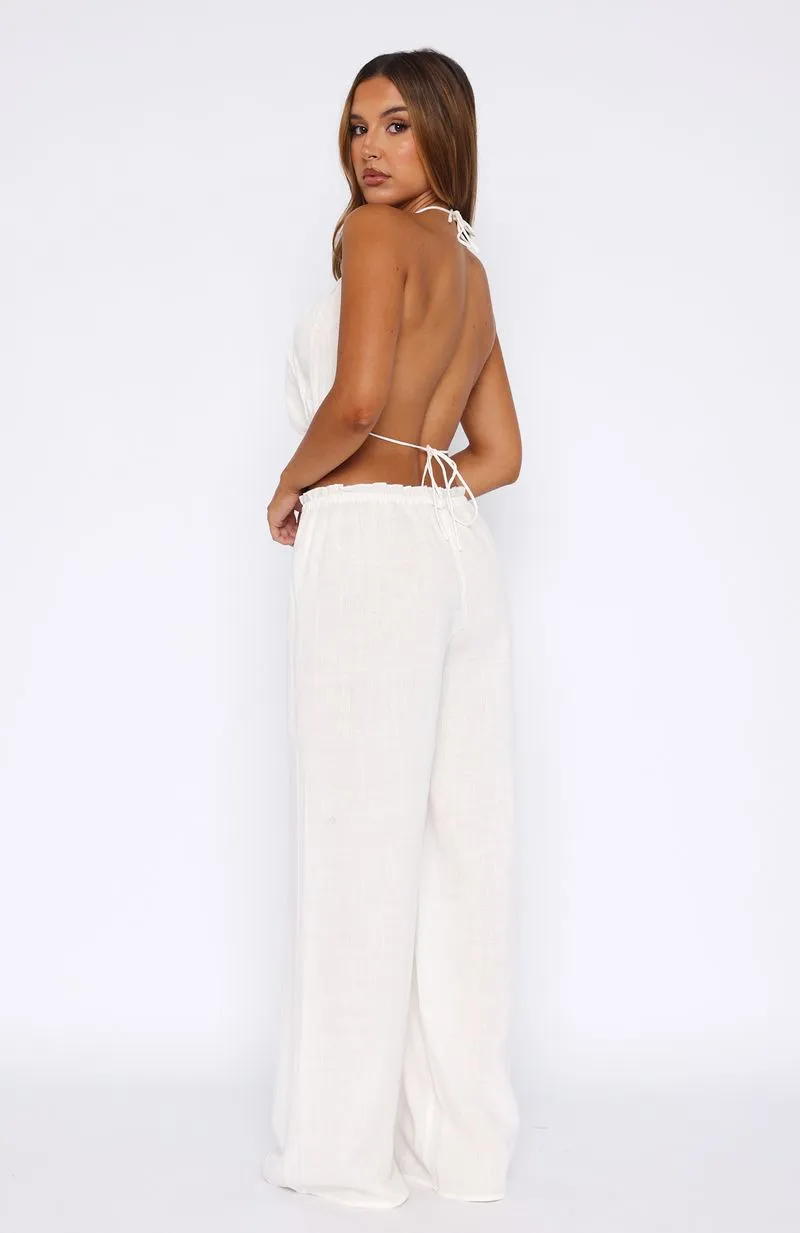 Take Me Away Pant White sold by White Fox Boutique product image thumbnail 4