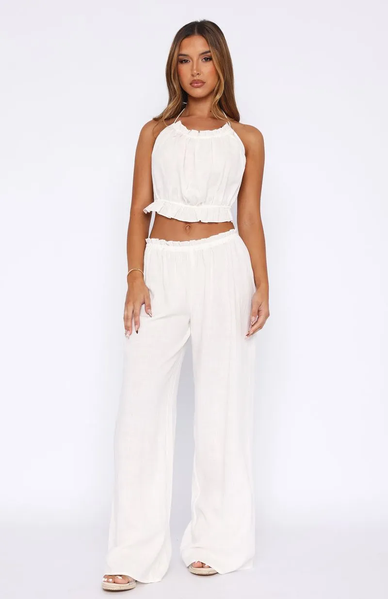 Take Me Away Pant White sold by White Fox Boutique product image thumbnail 2