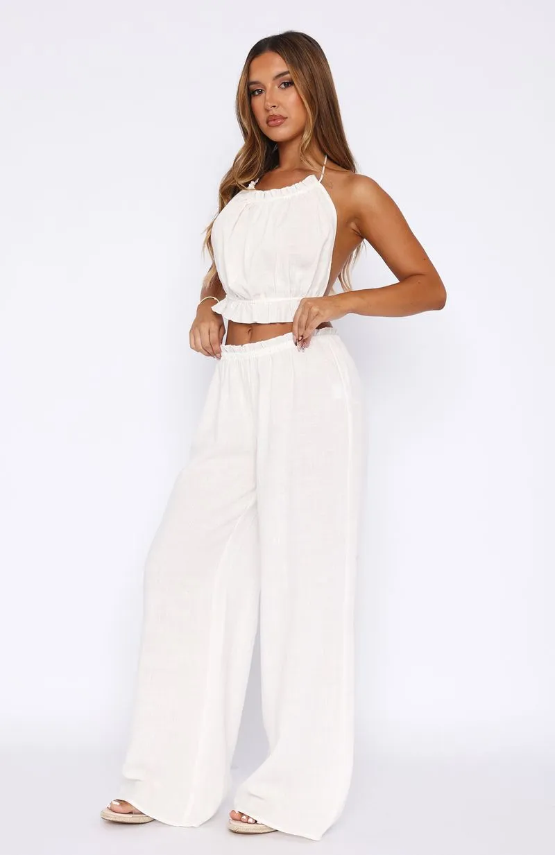 Take Me Away Pant White sold by White Fox Boutique product image thumbnail 3