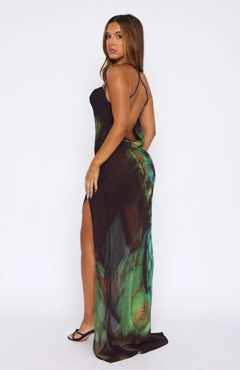 Secret Sounds Maxi Dress Butterfly Dreams sold by White Fox Boutique product image thumbnail 4