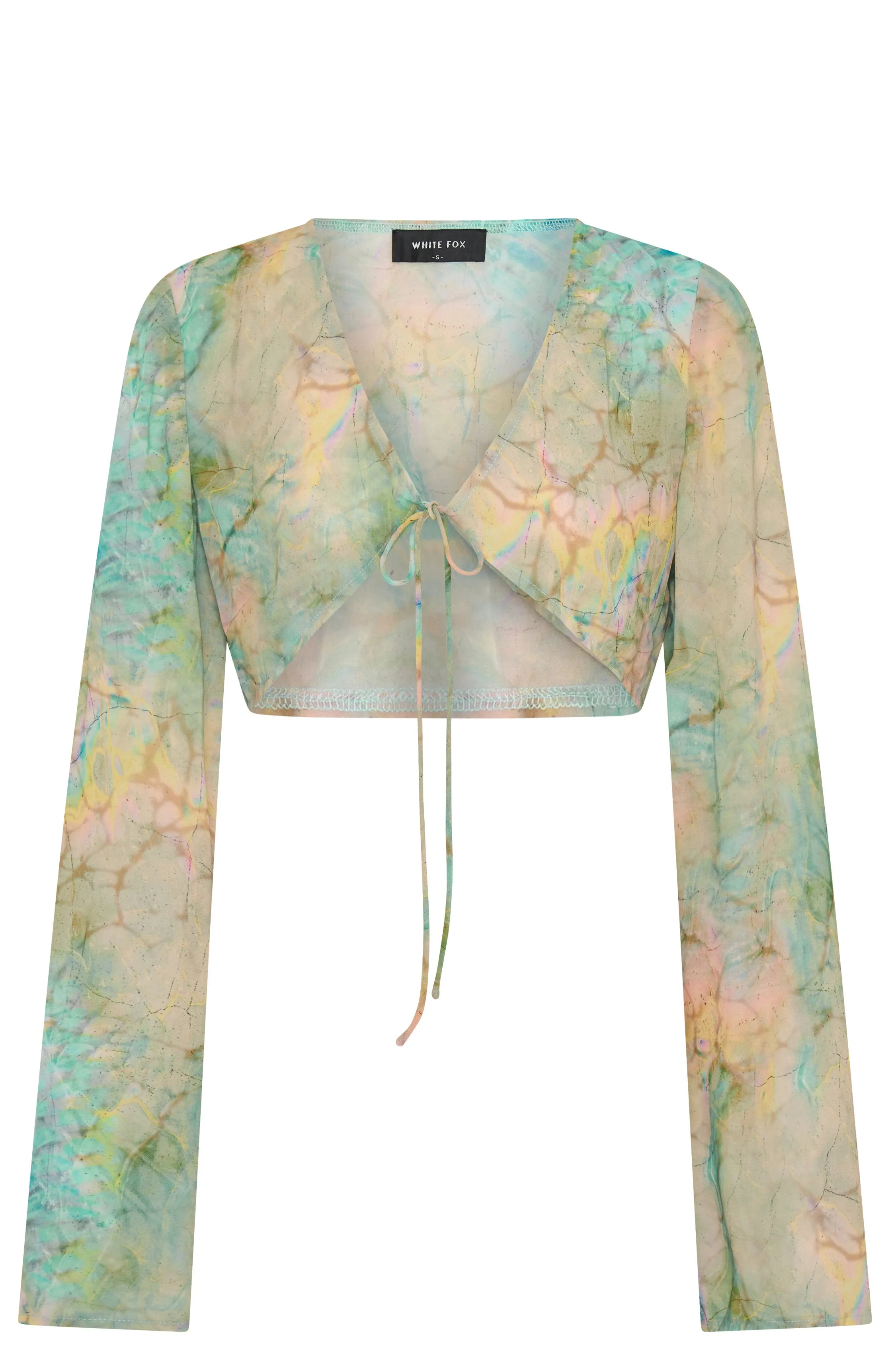 Riviera Long Sleeve Top Seaside Mottle sold by White Fox Boutique product image thumbnail 5