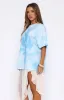 Most Loved Oversized Tee Blue sold by White Fox Boutique