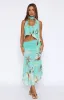 Mediterranean Mirage Midi Skirt Seaside Treasure sold by White Fox Boutique