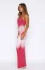 Feeling The Heat Maxi Dress Berry Blossom sold by White Fox Boutique