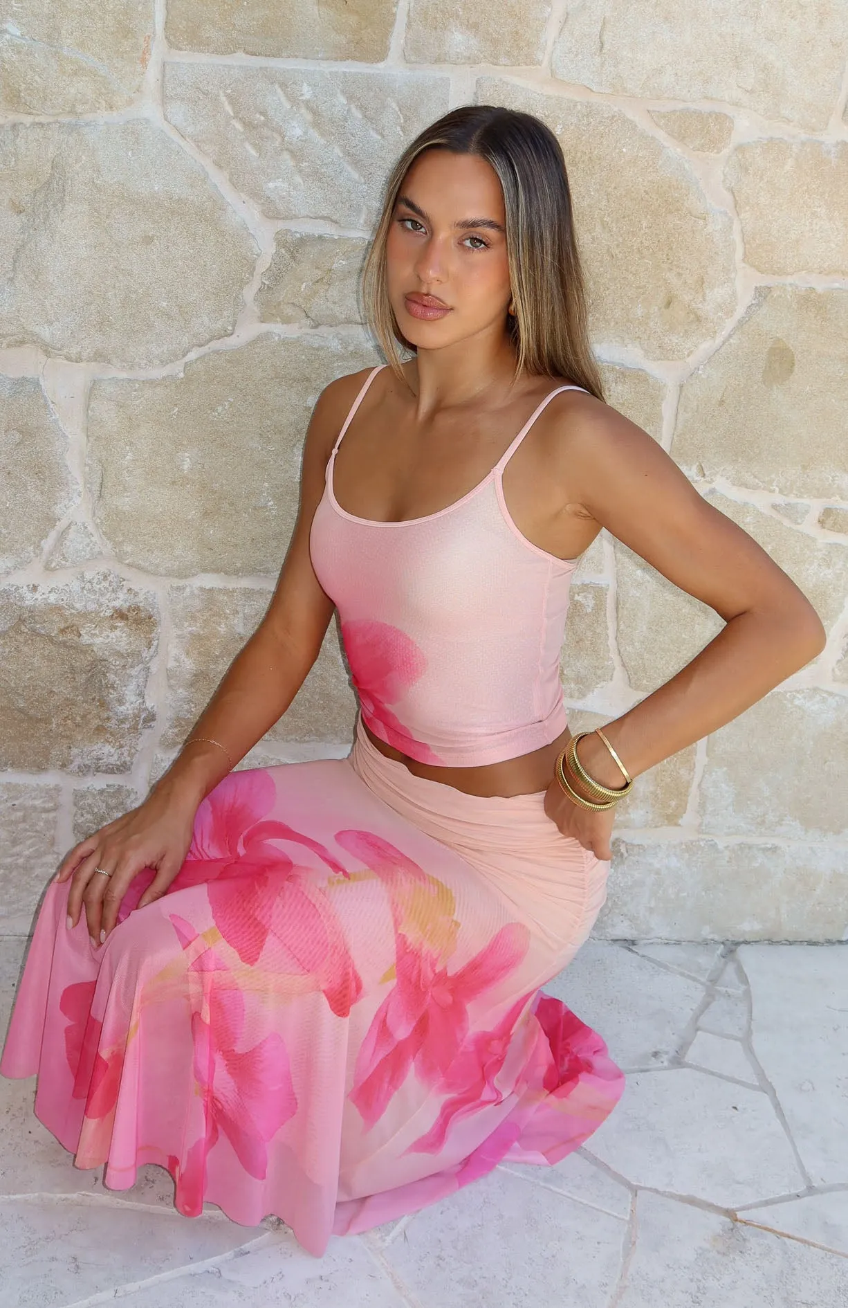 Evermore Top Botanic Mirage sold by White Fox Boutique