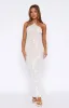 Dedication Sequin Maxi Dress White sold by White Fox Boutique