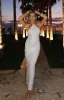 Dedication Sequin Maxi Dress White sold by White Fox Boutique