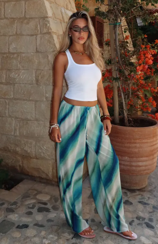 Croatian Coast Pant Seafoam Stride sold by White Fox Boutique
