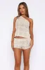 Athena Crochet Shorts Off White sold by White Fox Boutique