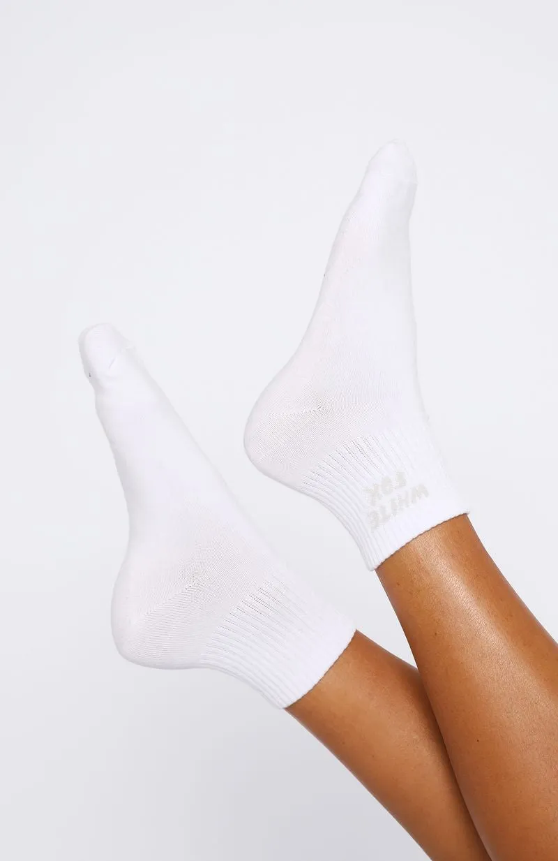 Offstage Socks White/Moon sold by White Fox Boutique product image thumbnail 2