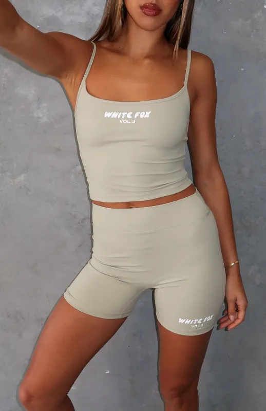 Offstage Singlet Moss sold by White Fox Boutique
