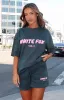 Offstage Oversized Tee Pine sold by White Fox Boutique