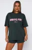 Offstage Oversized Tee Pine sold by White Fox Boutique