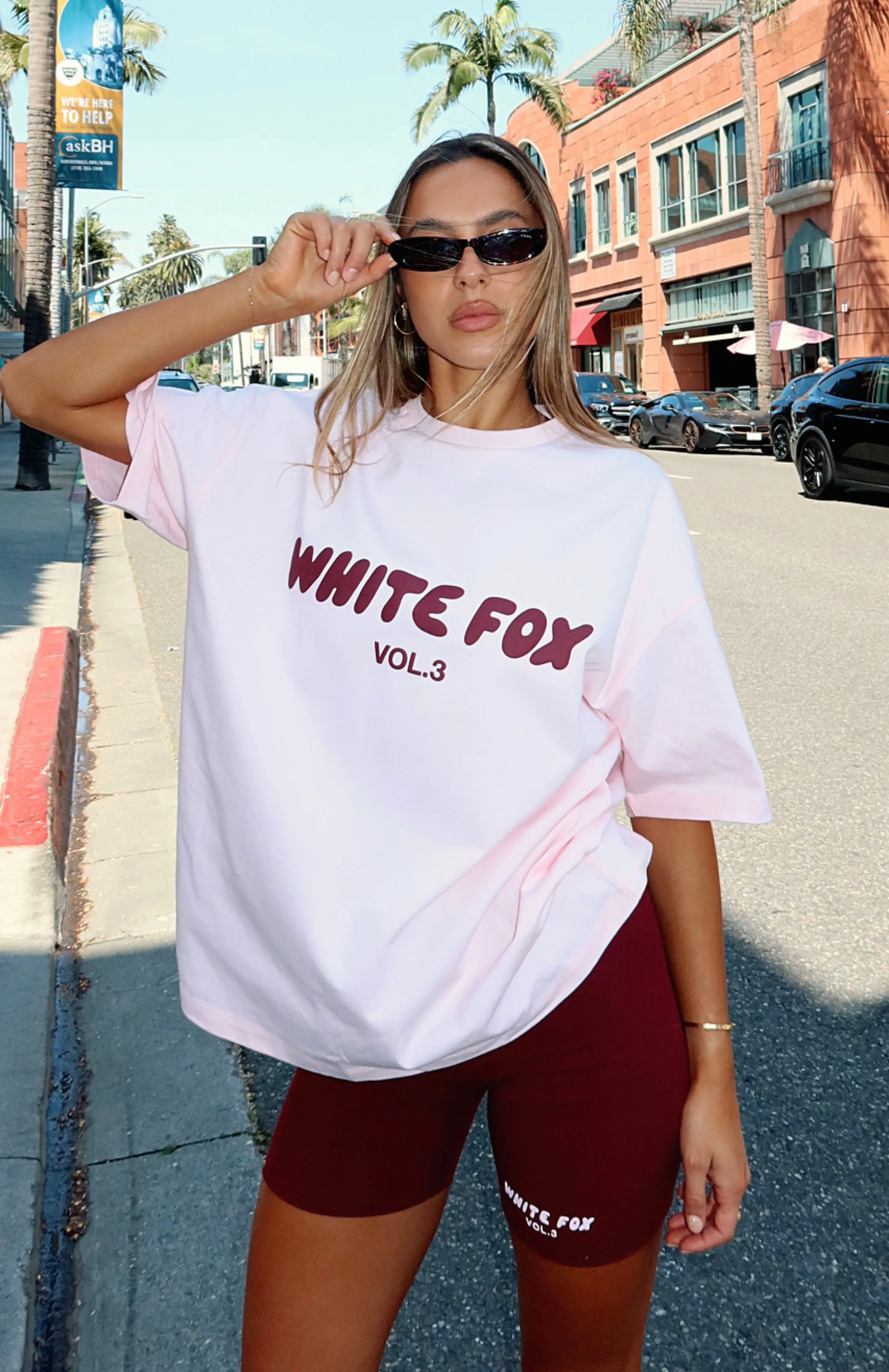 Offstage Oversized Tee Cupcake sold by White Fox Boutique