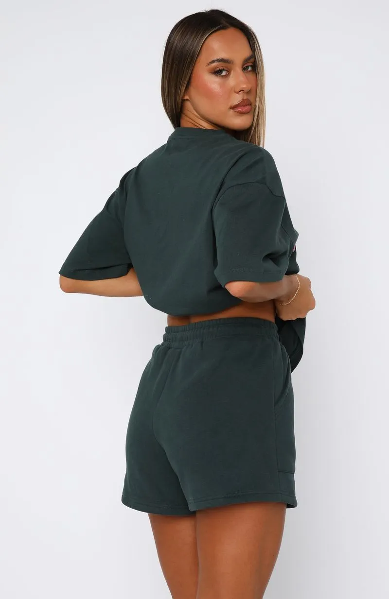 Offstage Lounge Shorts Pine sold by White Fox Boutique product image thumbnail 4