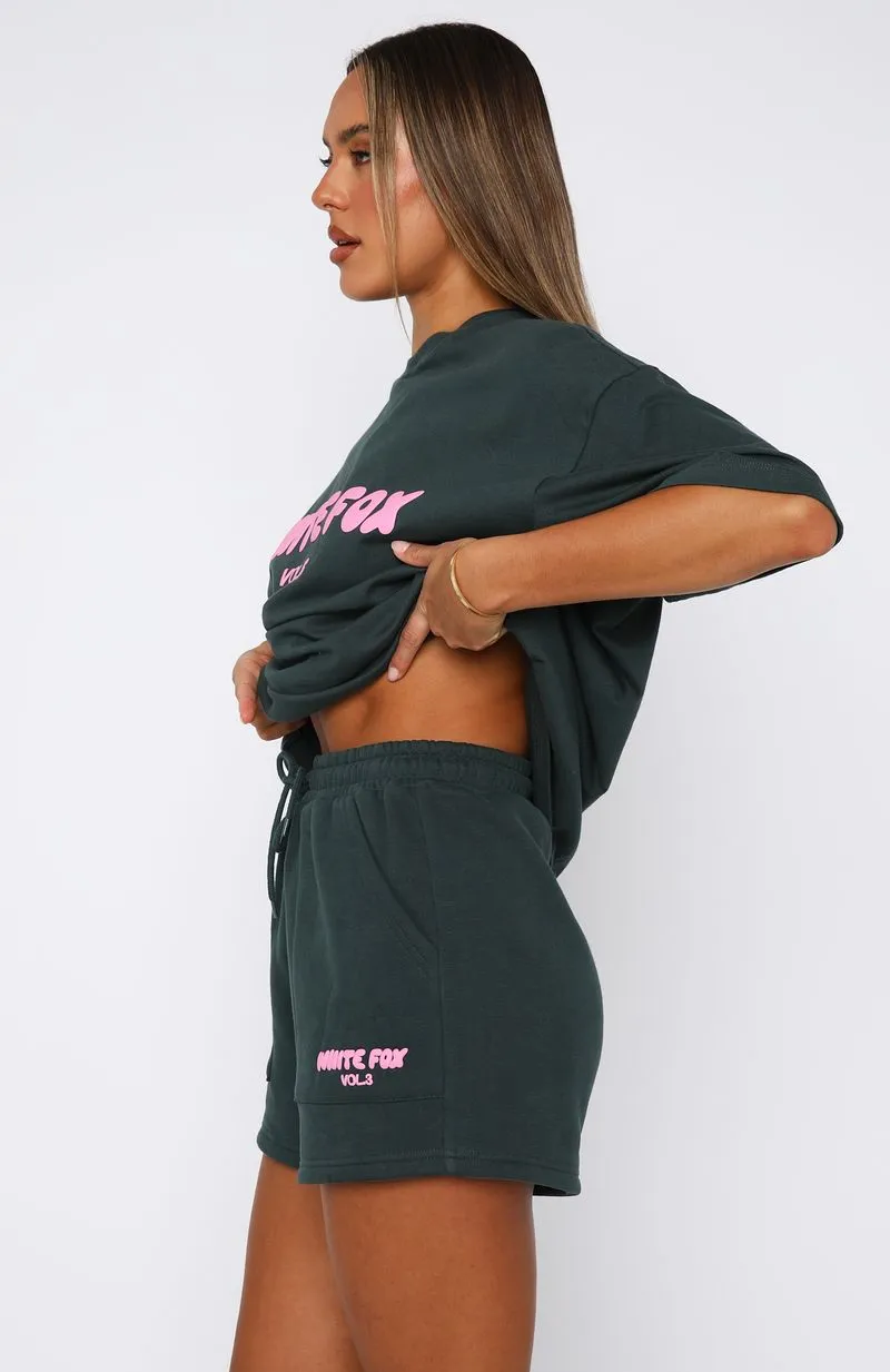 Offstage Lounge Shorts Pine sold by White Fox Boutique product image thumbnail 3