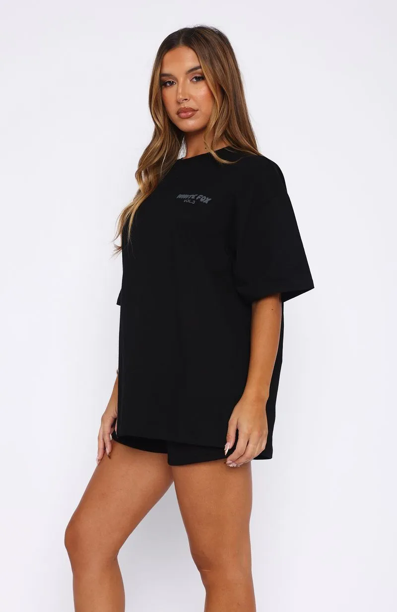 Offstage Back Graphic Oversized Tee Onyx sold by White Fox Boutique product image thumbnail 3