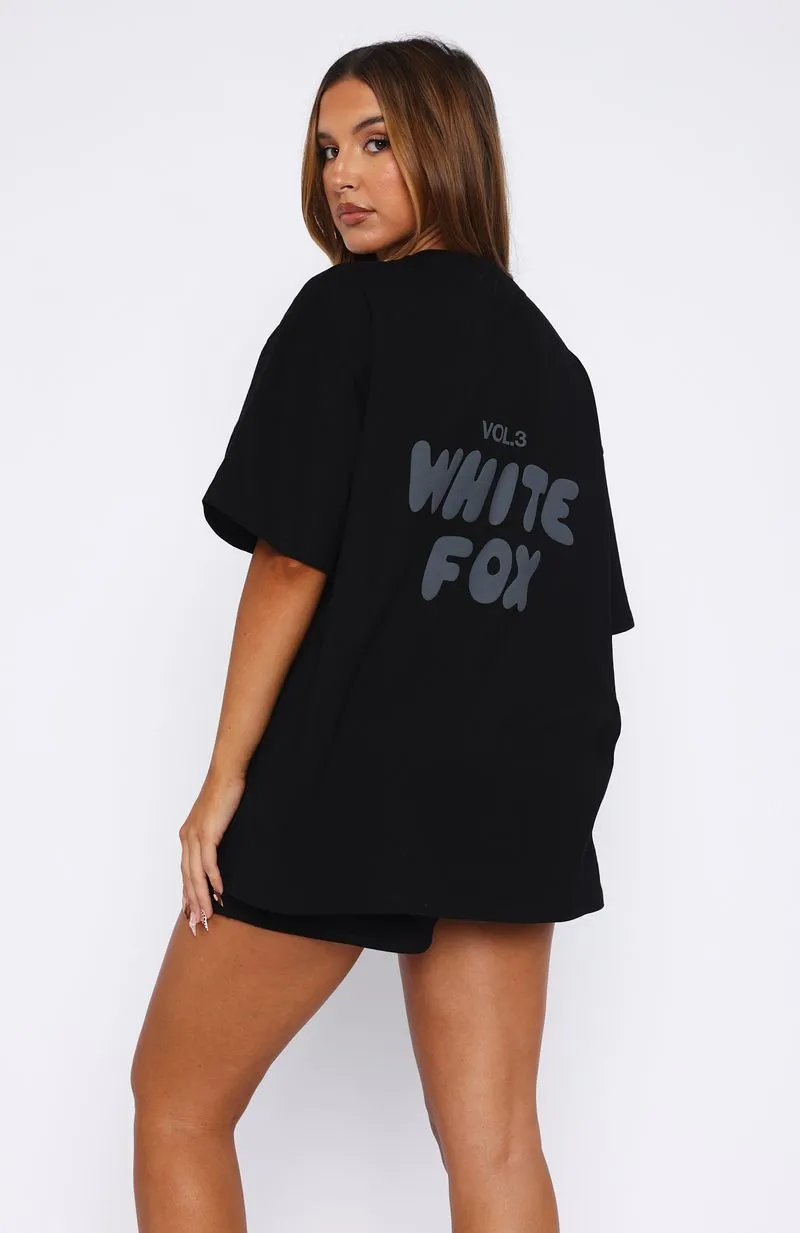 Offstage Back Graphic Oversized Tee Onyx sold by White Fox Boutique product image thumbnail 4