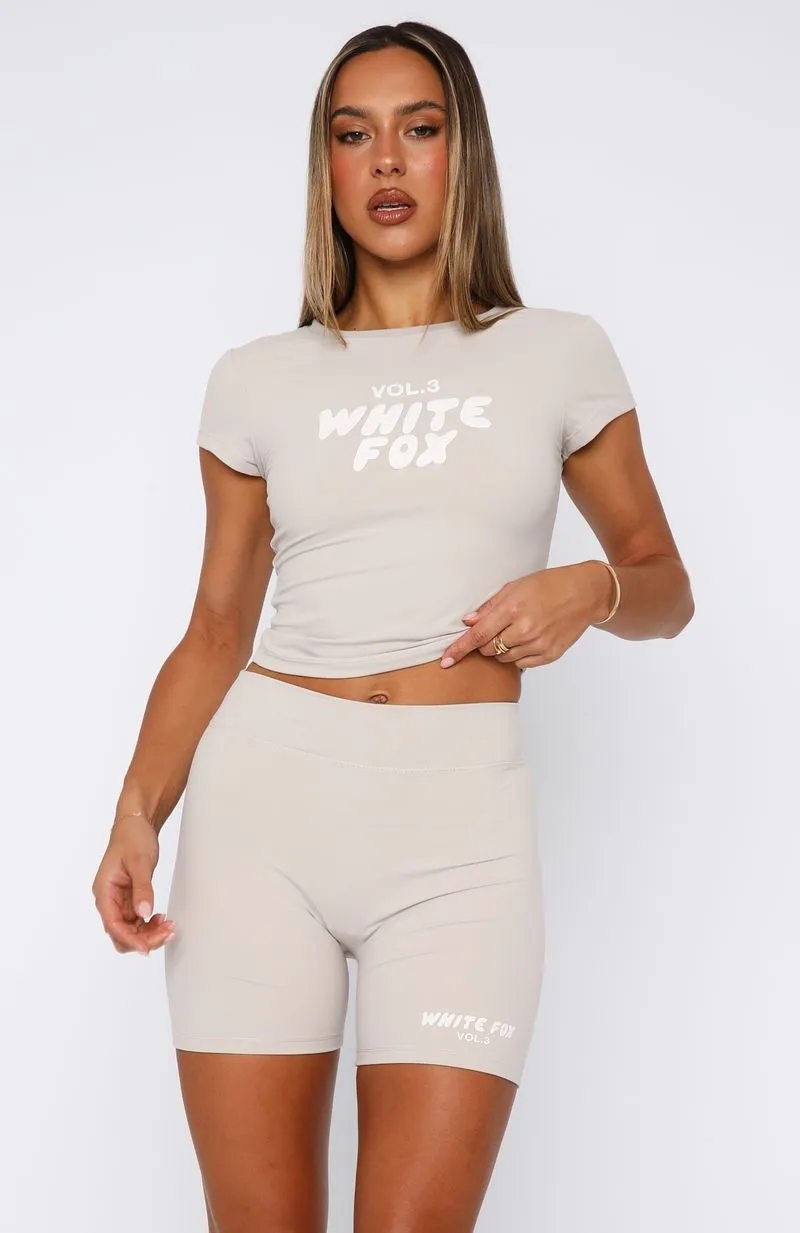 Offstage 4" Bike Shorts Moon sold by White Fox Boutique product image thumbnail 2