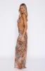 Luminous Maxi Skirt Safari Chaos sold by White Fox Boutique