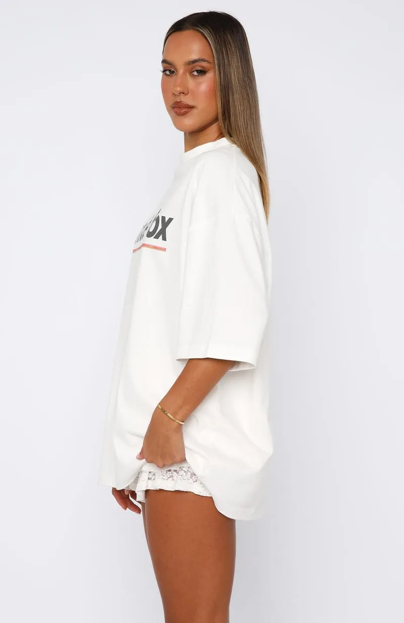 In The Moment Oversized Tee White sold by White Fox Boutique product image thumbnail 3