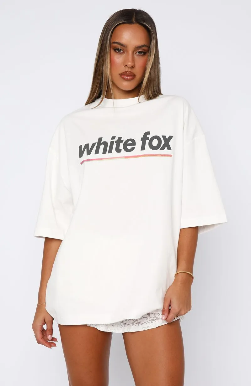 In The Moment Oversized Tee White sold by White Fox Boutique product image thumbnail 2