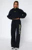 The Good Life Wide Leg Sweatpants Navy sold by White Fox Boutique