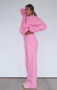 The Good Life Wide Leg Sweatpants Pink sold by White Fox Boutique