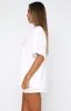 Finest Bunch Oversized Tee White sold by White Fox Boutique