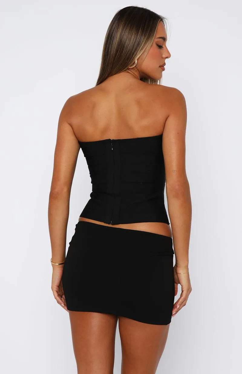 Thought I Was Dreaming Bandage Top Black sold by White Fox Boutique product image thumbnail 4