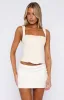 Sugar Honey Bustier Cream sold by White Fox Boutique