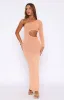Dusk To Dawn Knit Maxi Dress Sunset Orange sold by White Fox Boutique