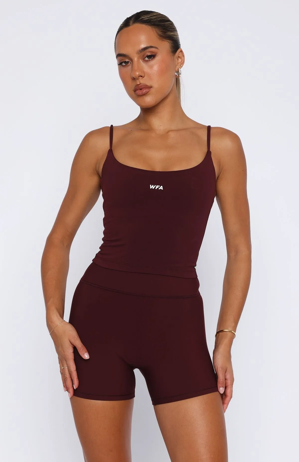 More Energy Active Tank Merlot sold by White Fox Boutique product image thumbnail 2