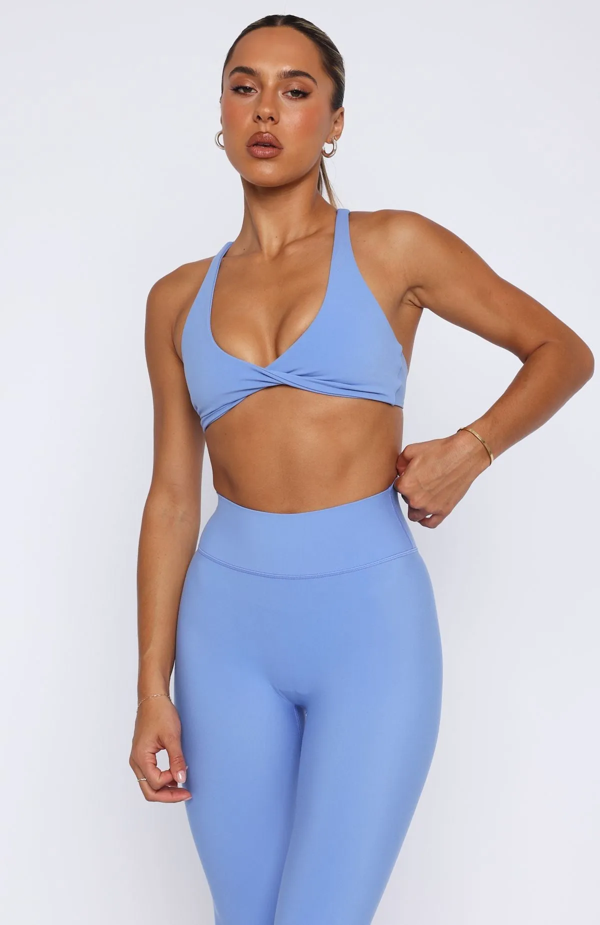 High Definition Sports Bra Blueberry sold by White Fox Boutique product image thumbnail 3