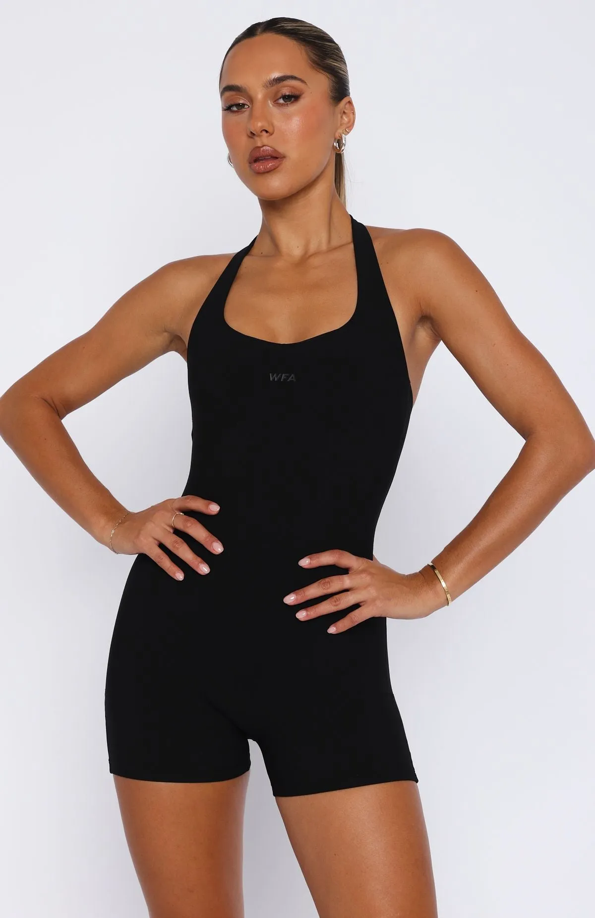 Flexfit Playsuit Black sold by White Fox Boutique product image thumbnail 3