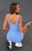 Balance Sports Crop Blueberry sold by White Fox Boutique