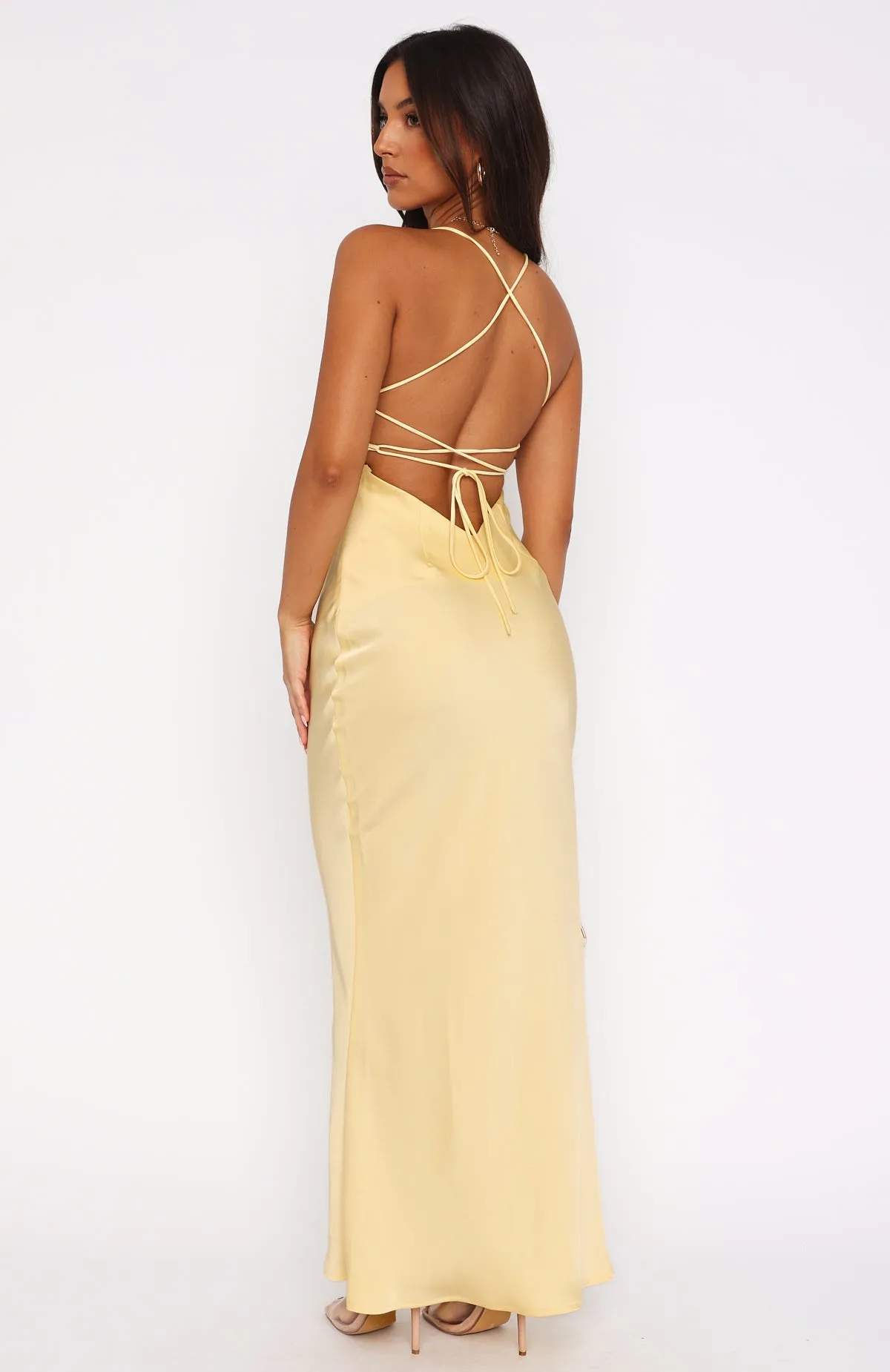 It's Not The Same Maxi Dress Lemon sold by White Fox Boutique product image thumbnail 4