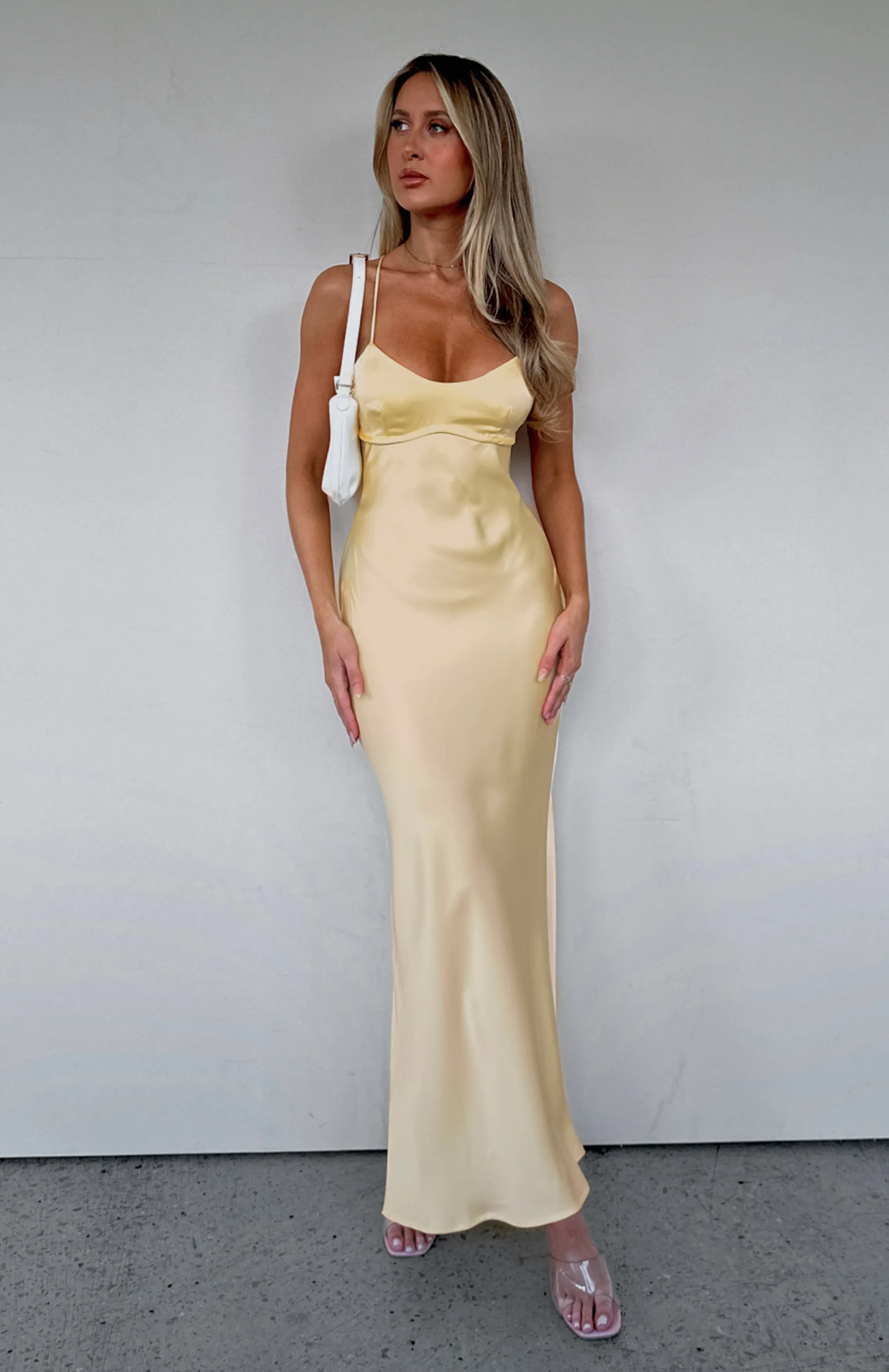 It's Not The Same Maxi Dress Lemon sold by White Fox Boutique