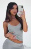 Love Galore Sequin Knit Top Grey sold by White Fox Boutique