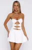 Sneaky Games Strapless Mini Dress White sold by White Fox Boutique
